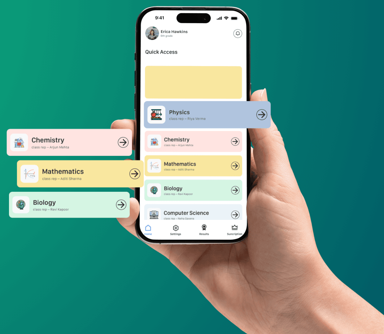 Illustration of a student learning